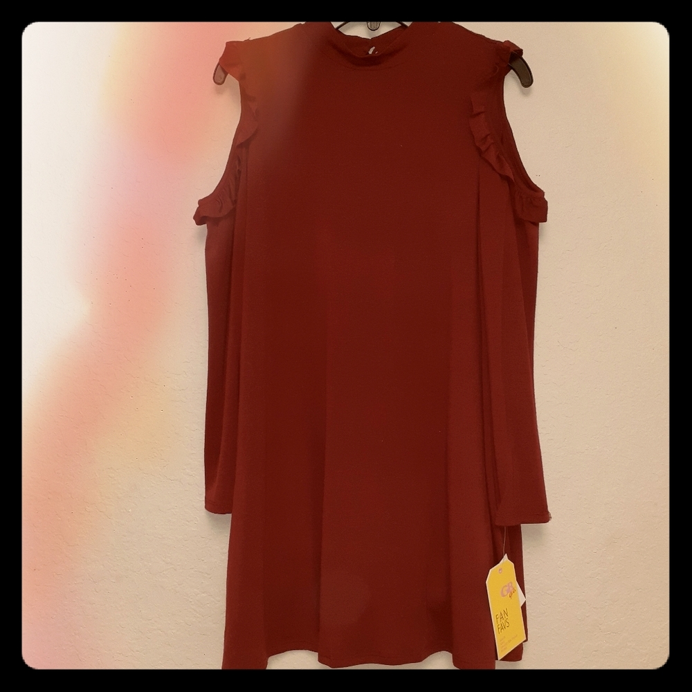 Little girl red dress